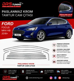 Focus 4 2018+ Krom Tam Tur Cam Çıtası Parça