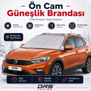 MG ZS Ön Cam için Kar ve Güneş Koruyucu Branda - Görsel 2