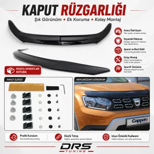 Drs Tuning Caddy Uyumlu Kaput Rüzgarlığı 2004-2011 Parça - Görsel 2