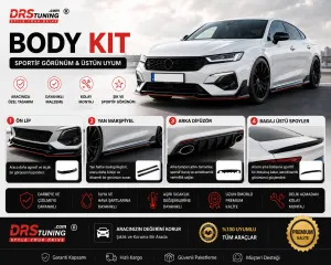 Drs Tuning Transporter Uyumlu T7 Abt Arka Ek (Plastik) - Görsel 2
