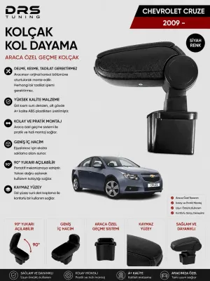 Chevrolet Cruze 2009 - Kolçak Kol Dayama Siyah