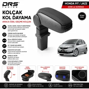 Honda Fit / Jazz 2008  Kolçak Kol Dayama Siyah thumb 2