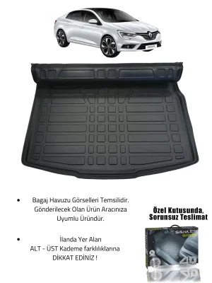 Drs Tuning Sahler T-Roc 2019-2025 Uyumlu 4.5D SAHLER Premium Paspas + Liner Marka 3D ALT Bagaj Havuzu - Drs Tuning T-Roc - Görsel 2
