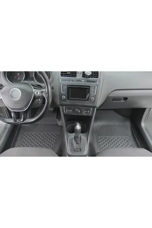 Drs Tuning Polo 2010-2017 Uyumlu 4.5D Premium Havuzlu Oto Paspas ve Liner ALT Bagaj Havuzu - Görsel 2