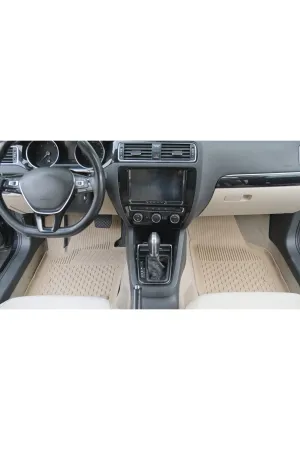 Drs Tuning Jetta 2011-2019 Uyumlu 4.5D Premium Havuzlu Oto Paspas ve Liner KULAKLI Bagaj Havuzu - Görsel 2