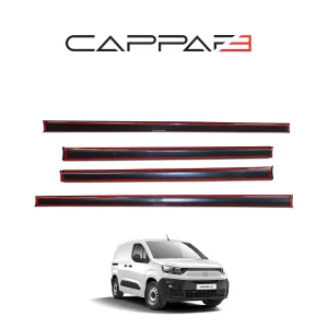 Fiat Doblo Kısa Şase 2023- Yılı ve Sonrası Uyumlu Marşpiyel 4 Parça - Görsel 4