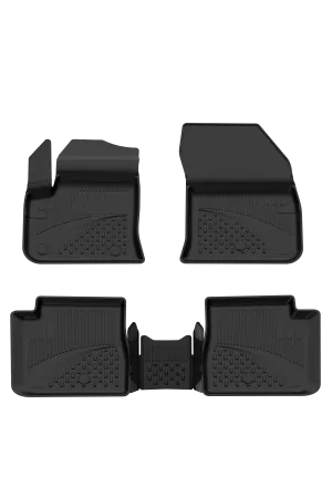 Citroen C4 Elektrikli 2020+ / C4 X Elekktrikli 2022+ Uyumlu Sahler Araca Özel 4.5D Havuzlu Oto Paspas - C4 / C4X