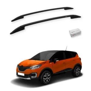 Turtle Renault Captur (J87) 2013-2019 Tavan Çıtası Crown Siyah