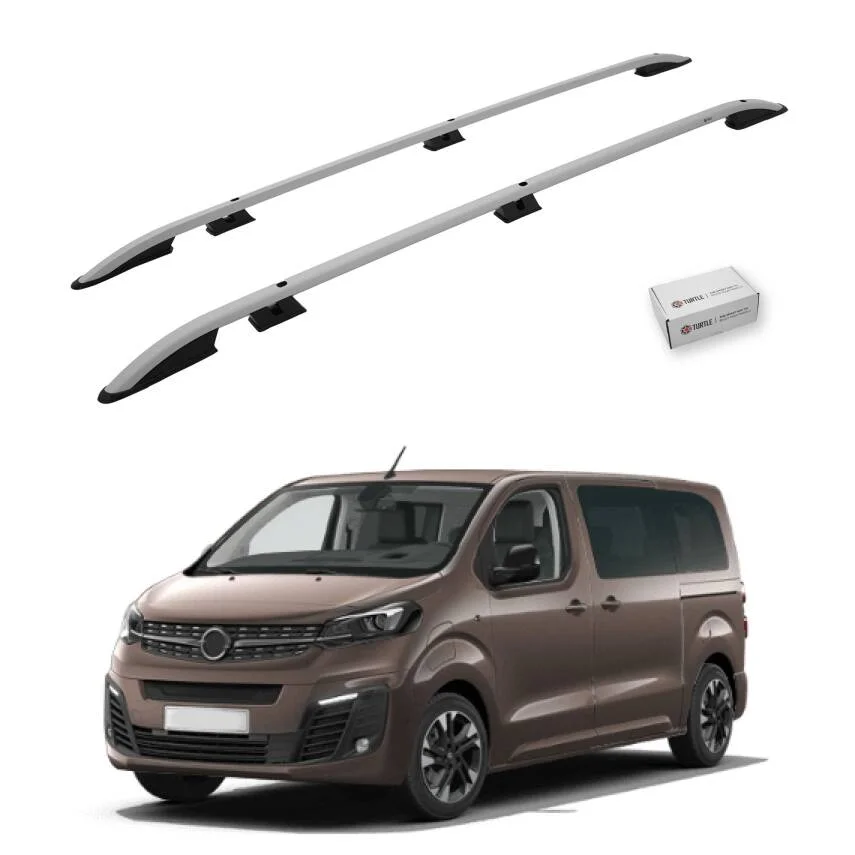 Turtle Opel Zafira Life (Mk3) 2019-2025 / Orta Şasi Tavan Çıtası Crown Gri