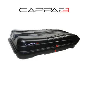 Universal Capbox Araç Üzeri Port Bagaj Bavul 450 Litre Çift Açılır Siyah Mat - Görsel 2