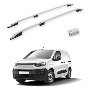 Turtle Fiat Doblo(K9) 2023-2025 / Uzun Şasi Tavan Çıtası Crown Gri