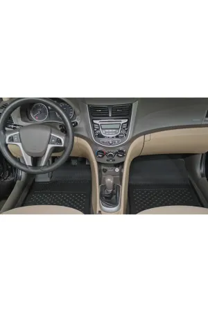 Hyundai Accent Blue 2011-2018 Uyumlu SAHLER Araca Özel 4.5D Havuzlu Oto Paspas - Accent Blue - Görsel 5