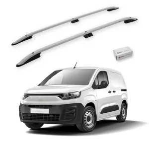 Turtle Fiat Doblo(K9) 2023-2025 / Kısa Şasi Tavan Çıtası Crown Gri