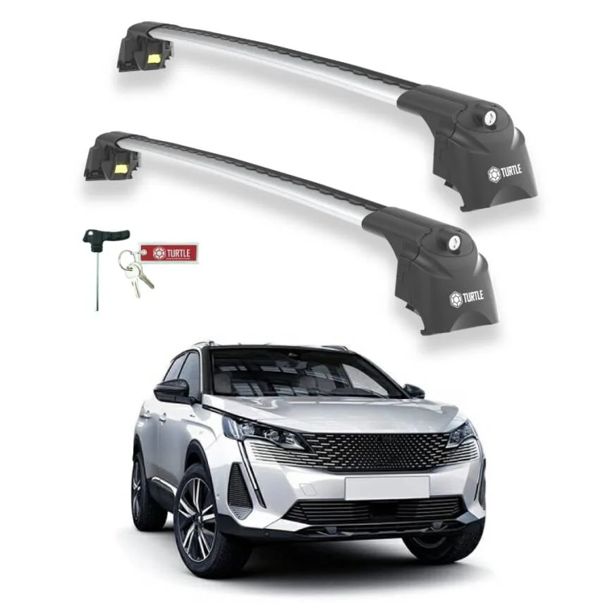 Turtle Drs Tuning Peugeot 3008 (P84) 2017-2024 Ara Atkı Air2 Gri
