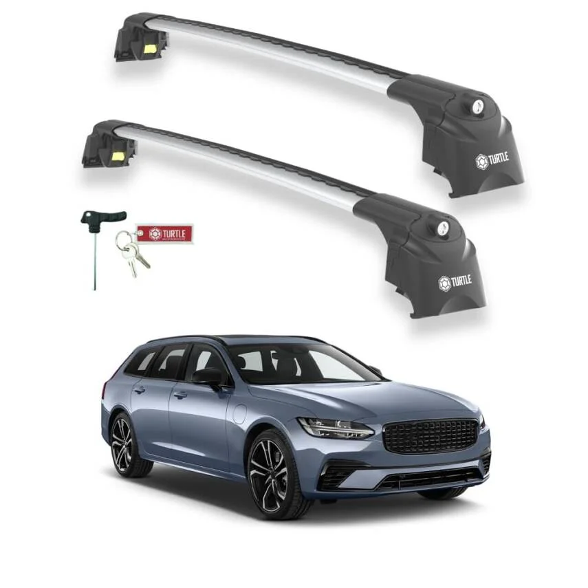 Turtle Volvo V90 (Eu) 2017-2025 Ara Atkı Air2 Gri
