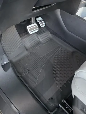Peuegot 5008 Elektrikli 2024 Sonrası Uyumlu 4.5D Premium Havuzlu Oto Paspas ve Liner Bagaj Havuzu - Görsel 2