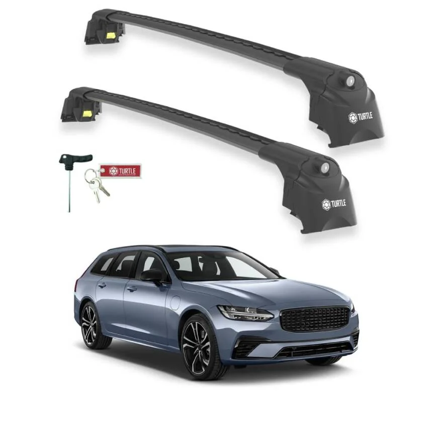 Turtle Volvo V90 (Eu) 2017-2025 Ara Atkı Air2 Siyah