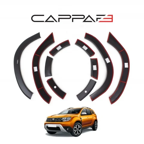 Dacia Duster 2018-2024 Yıl Aralığı Uyumlu Çamurluk Dodik 8 Parça