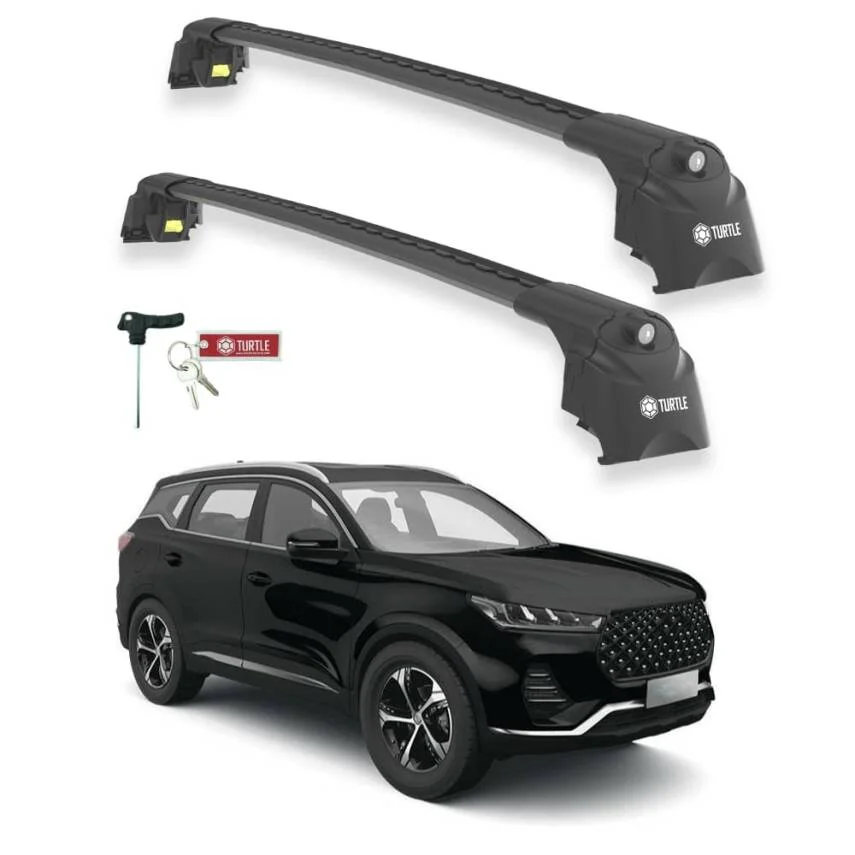 Turtle Chery Tiggo 7 Pro 2020-2024 Ara Atkı Air2 Siyah