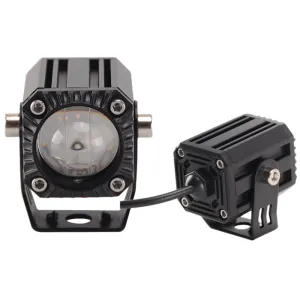 Space Offroad sis lambası 3.5cm beyaz-sarı 10w 12-80v set / LASS348 - Görsel 3