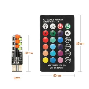 Space 16 renkli çakarlı T10 ampul / LAAM310 - Görsel 3