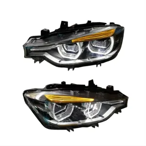 Drs Tuning F30 3 Serisi Için Uyumlu Lci (Makyajli) Led Far (Halojen Fara Uyumlu)