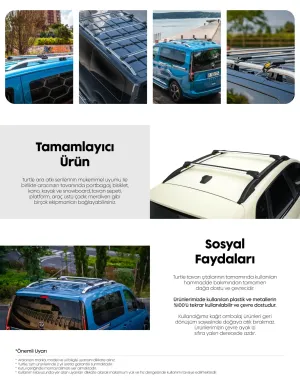 TAVAN ÇITASI OPEL ZAFIRA LIFE  CITROEN JUMPY  Drs Tuning Peugeot EXPERT - Görsel 5
