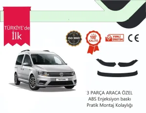 Boğaziçi uyumlu Vw Caddy 2016 Sonrası 3 Parça Ön Lip Siyah modelleri DRS Tuning'de. Kaliteli malzeme, hızlı kargo ve güvenli alışverişle hemen inceleyin.