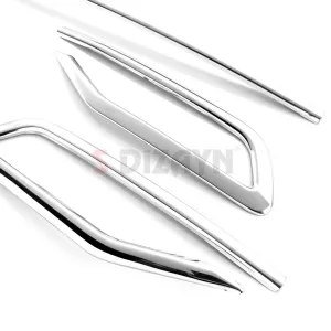 Drs Tuning VW Taigo Krom Arka Tampon Difüzör Çıtası 3 Prç. 2020 Üzeri A+ Kalite - Görsel 4
