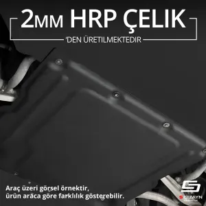 Drs Tuning Citroen C3 Aircross Hybrid 1.2 Çelik Karter Muhafaza Koruma 2024 Üzeri A+ Kalite - Görsel 5