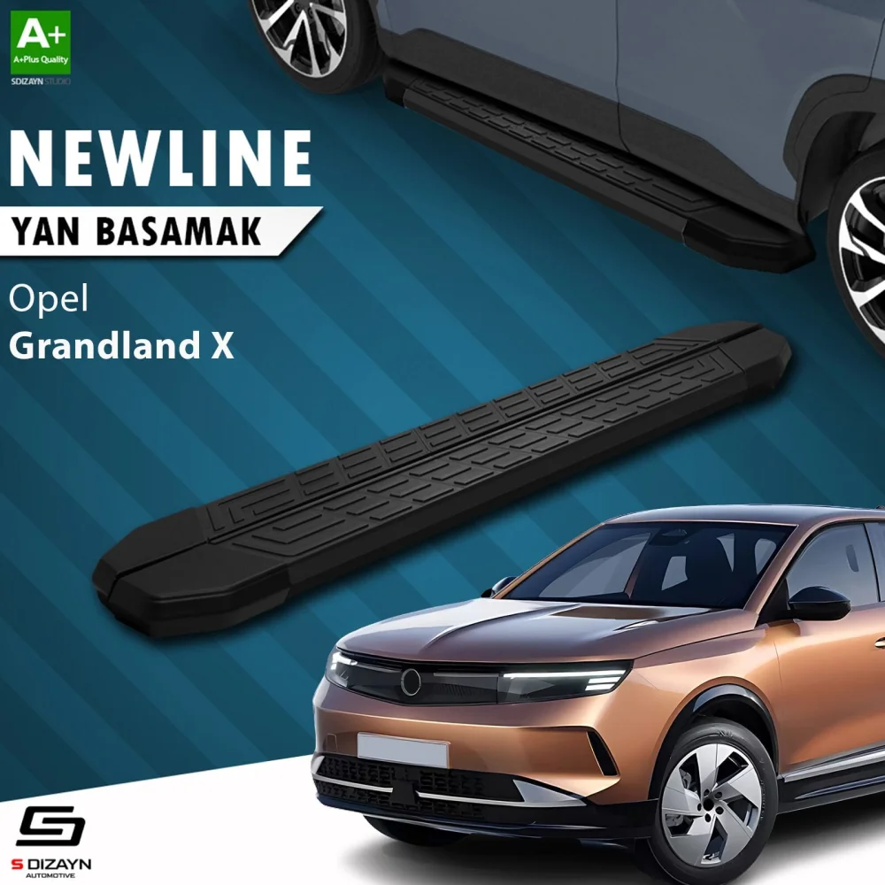 Opel Grandland X 2 Hybrid NewLine Siyah Yan Basamak 183 Cm 2024 Üzeri A+ Kalite