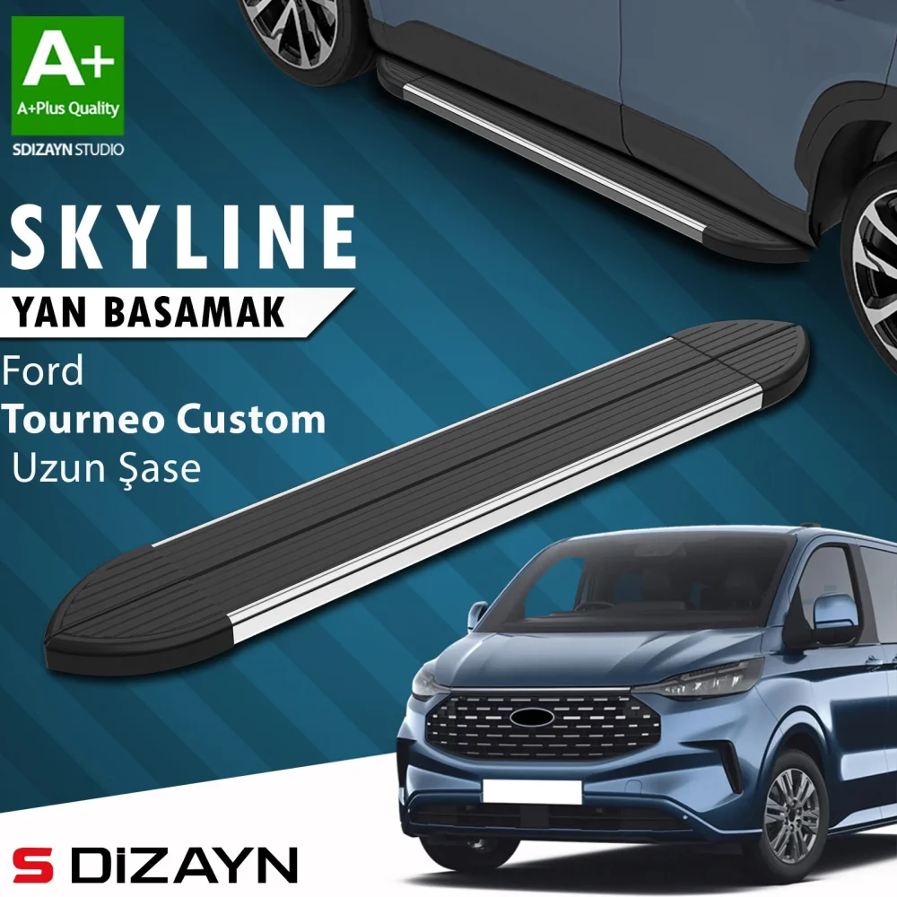 Ford Tourneo Custom 2 Skyline Krom Yan Basamak 263 Cm 2023 Üzeri A+ Kalite