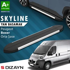 s-dizayn uyumlu Peugeot Boxer 3 Orta Şase Skyline Aluminyum Yan Basamak 253 Cm 2006 Üzeri A+ Kalite modelleri DRS Tuning'de. Kaliteli malzeme, hızlı kargo ve