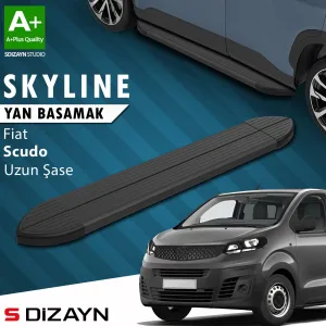 s-dizayn uyumlu Fiat Scudo 3 Skyline Siyah Yan Basamak 243 Cm 2020 Üzeri A+ Kalite modelleri DRS Tuning'de. Kaliteli malzeme, hızlı kargo ve güvenli