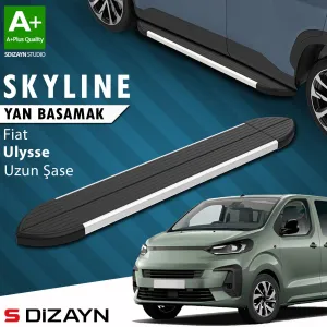 s-dizayn uyumlu Fiat Ulysse Skyline Aluminyum Yan Basamak 243 Cm 2022 Üzeri A+ Kalite modelleri DRS Tuning'de. Kaliteli malzeme, hızlı kargo ve güvenli