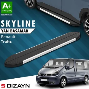 s-dizayn uyumlu Renault Trafic 2 Kısa Şase Skyline Aluminyum Yan Basamak 223 Cm 2001-2014 A+ Kalite modelleri DRS Tuning'de. Kaliteli malzeme, hızlı kargo ve