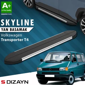 s-dizayn uyumlu VW Transporter T4 Kısa Şase Skyline Krom Yan Basamak 213 Cm 1995-2003 A+ Kalite modelleri DRS Tuning'de. Kaliteli malzeme, hızlı kargo ve