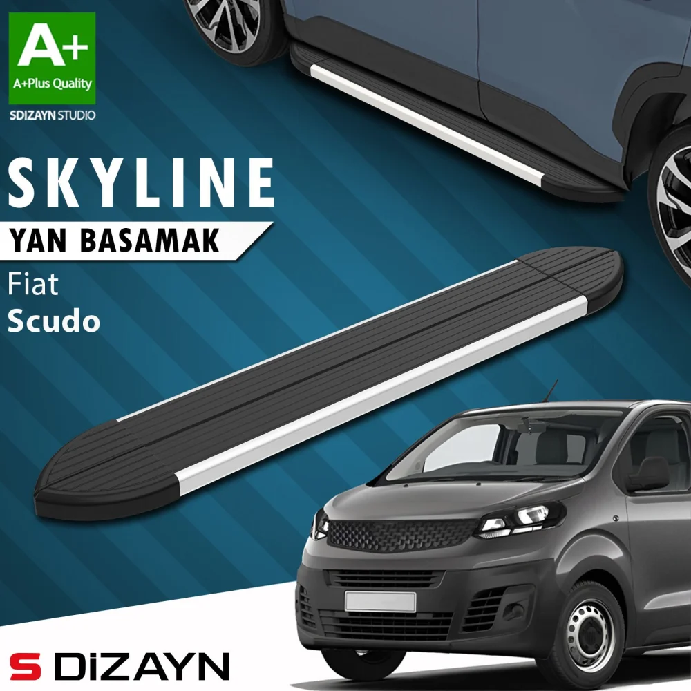 Fiat Scudo 3 Skyline Aluminyum Yan Basamak 213 Cm 2020 Üzeri A+ Kalite