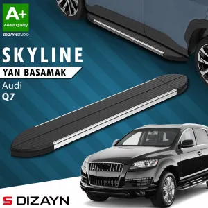 S-Dizayn Audi Q7 Skyline Krom Yan Basamak 213 Cm 2005-2015 A+ Kalite thumb 1