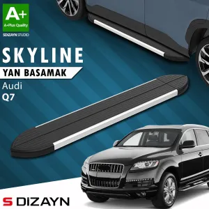 Audi Q7 2005-2015 (4L) uyumlu Skyline Aluminyum Yan Basamak 213 Cm 2005-2015 A+ Kalite modelleri DRS Tuning'de. Kaliteli malzeme, hızlı kargo ve güvenli