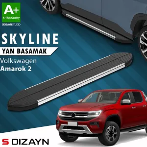 S-Dizayn VW Amarok 2 Skyline Krom Yan Basamak 203 Cm 2023 Üzeri A+ Kalite thumb 1