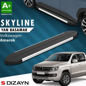 S-Dizayn VW Amarok Skyline Aluminyum Yan Basamak 203 Cm 2010-2023 A+ Kalite thumb 1