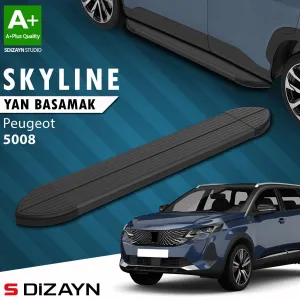 Peugeot 5008 2017-Günümüz (P87) uyumlu 2 Skyline Siyah Yan Basamak 203 Cm 2017-2023 A+ Kalite modelleri DRS Tuning'de. Kaliteli malzeme, hızlı kargo ve güvenli