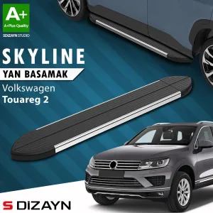 S-Dizayn VW Touareg 2 Skyline Krom Yan Basamak 193 Cm 2010-2018 A+ Kalite thumb 1