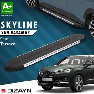 Seat Tarraco 2018-Günümüz (KN2) uyumlu Skyline Krom Yan Basamak 193 Cm 2018-2024 A+ Kalite modelleri DRS Tuning'de. Kaliteli malzeme, hızlı kargo ve güvenli