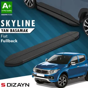Fiat Fullback Skyline Siyah Yan Basamak 193 Cm 2016-2019 A+ Kalite