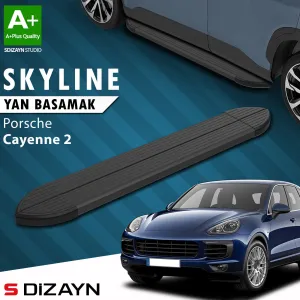 Porsche Cayenne 2010-2017 (92A) uyumlu 2 Skyline Siyah Yan Basamak 193 Cm 2011-2017 A+ Kalite modelleri DRS Tuning'de. Kaliteli malzeme, hızlı kargo ve güvenli