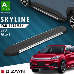 Byd Atto 3 Skyline Krom Yan Basamak 193 Cm 2022 Üzeri A+ Kalite