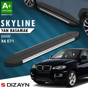 BMW X6 2008-2014 (E71) uyumlu E71 Skyline Krom Yan Basamak 193 Cm 2008-2014 A+ Kalite modelleri DRS Tuning'de. Kaliteli malzeme, hızlı kargo ve güvenli