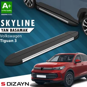 Vw Tiguan 3 Skyline Krom Yan Basamak 183 Cm 2024 Üzeri A+ Kalite
